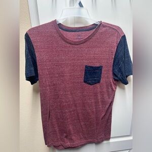 George Red and Blue Short Sleeve Tee